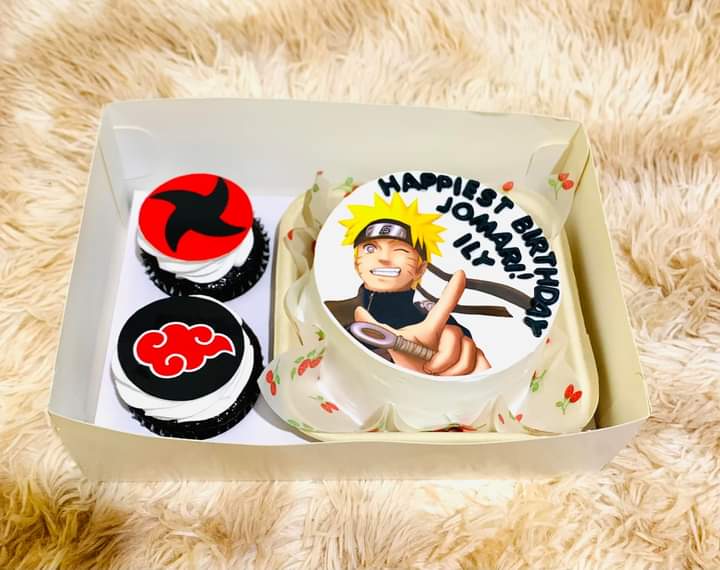 Anime Themed Bento Cake